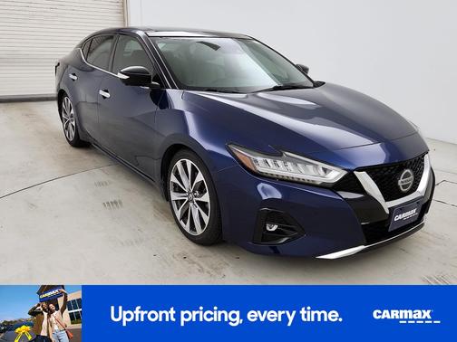 Blue 2021 Nissan Maxima Platinum