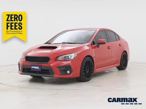 Red 2018 Subaru WRX Limited