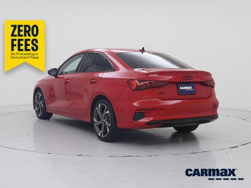 Red 2023 Audi A3 Premium