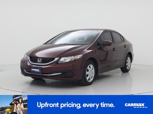 Burgundy 2014 Honda Civic LX