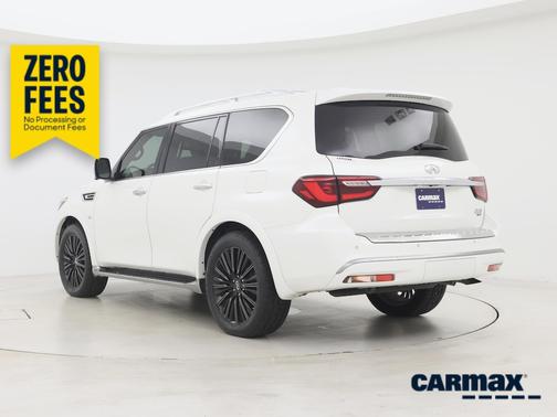 White 2019 INFINITI QX80 Luxe