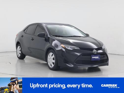 Black 2017 Toyota Corolla LE