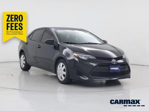 Black 2017 Toyota Corolla LE