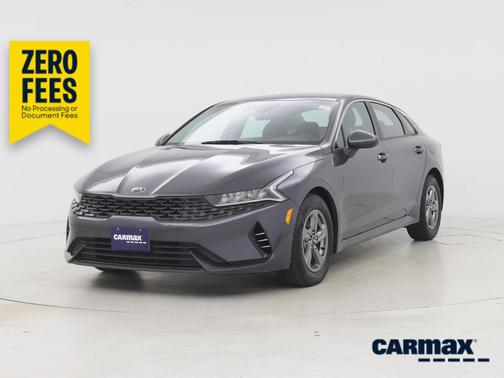 Gray 2021 Kia K5 LXS