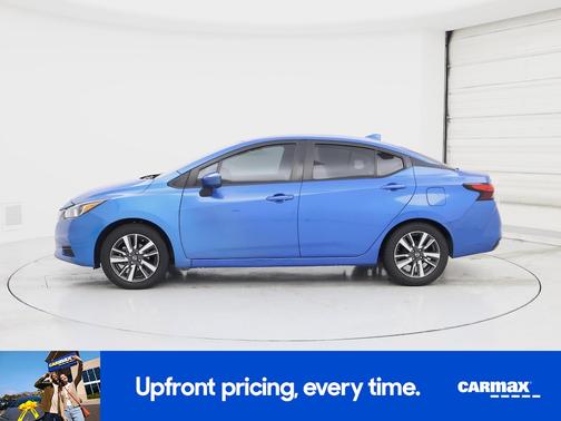Blue 2021 Nissan Versa SV
