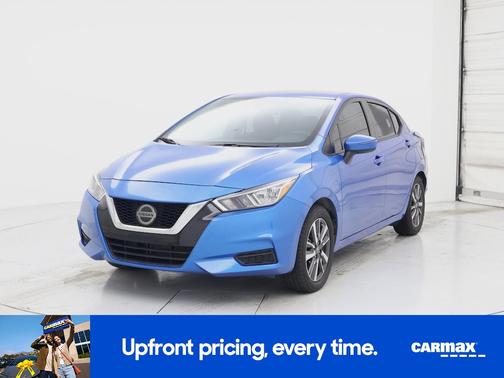 Blue 2021 Nissan Versa SV