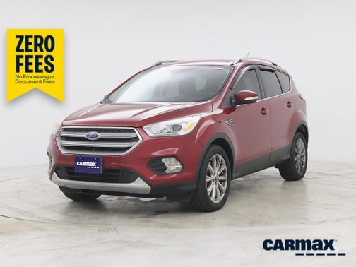 Red 2017 Ford Escape Titanium
