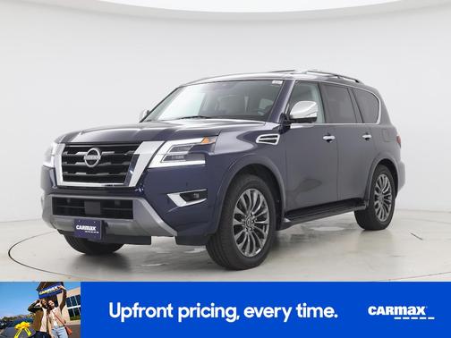 Blue 2023 Nissan Armada Platinum