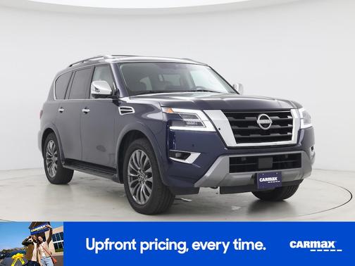 Blue 2023 Nissan Armada Platinum