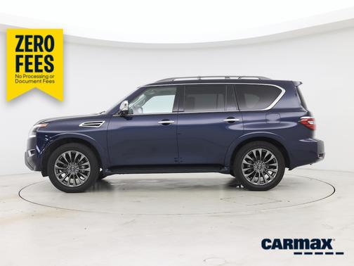 Blue 2023 Nissan Armada Platinum