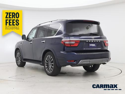 Blue 2023 Nissan Armada Platinum