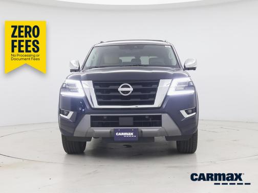 Blue 2023 Nissan Armada Platinum