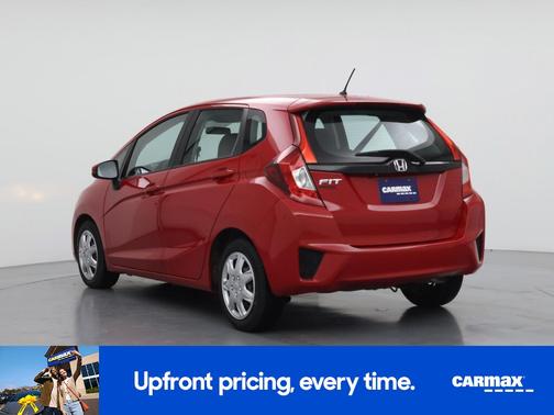 Red 2015 Honda Fit LX