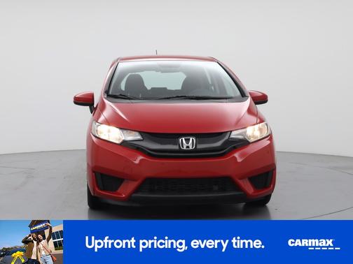 Red 2015 Honda Fit LX