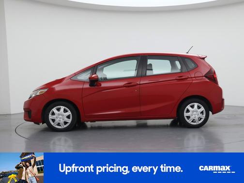 Red 2015 Honda Fit LX