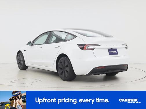 White 2025 Tesla Model 3 Long Range