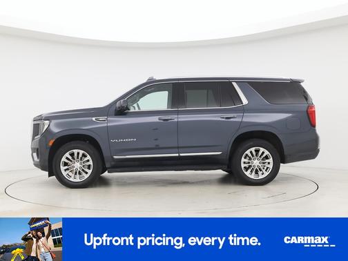 Blue 2021 GMC Yukon SLT
