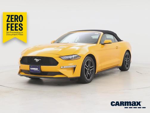 Yellow 2019 Ford Mustang Ecoboost Premium