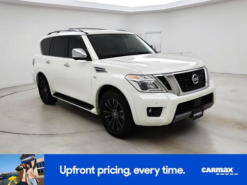 White 2019 Nissan Armada Platinum