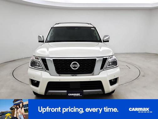 White 2019 Nissan Armada Platinum