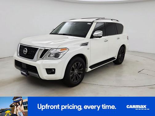 White 2019 Nissan Armada Platinum