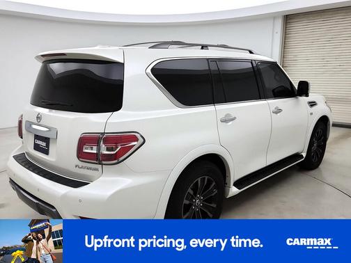 White 2019 Nissan Armada Platinum