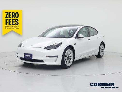 White 2021 Tesla Model 3 Standard Range Plus