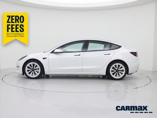 White 2021 Tesla Model 3 Standard Range Plus