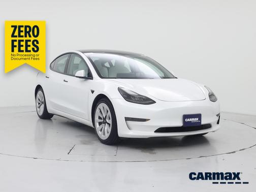 White 2021 Tesla Model 3 Standard Range Plus
