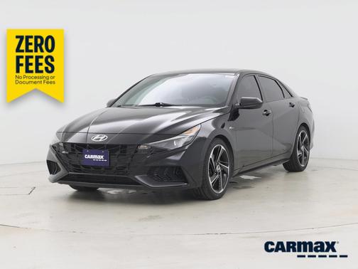 Black 2022 Hyundai ELANTRA N Line