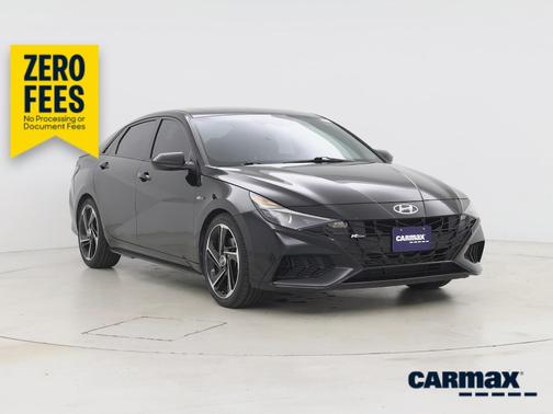 Black 2022 Hyundai ELANTRA N Line