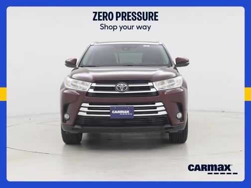 Burgundy 2019 Toyota Highlander XLE