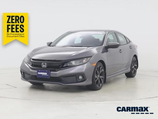 Gray 2019 Honda Civic Sport