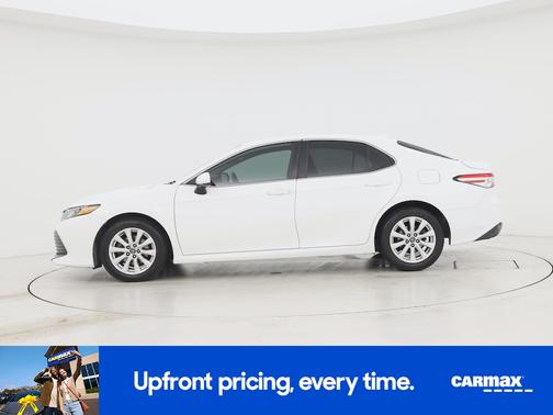 White 2019 Toyota Camry LE