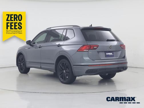 Gray 2022 Volkswagen Tiguan SE R-Line Black