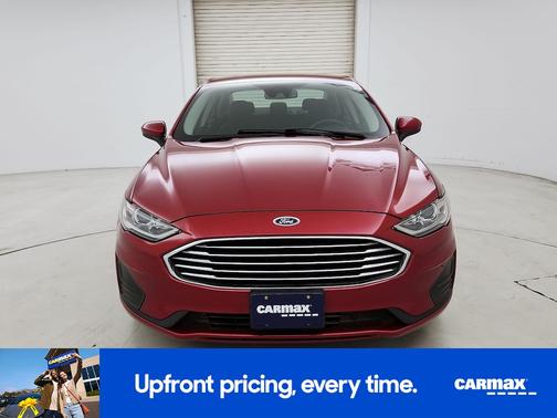 Red 2020 Ford Fusion SE