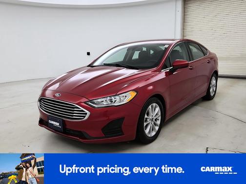 Red 2020 Ford Fusion SE