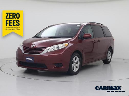 Red 2017 Toyota Sienna LE