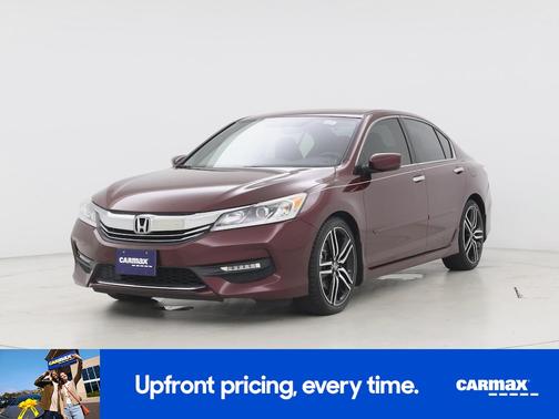 Burgundy 2016 Honda Accord Sport