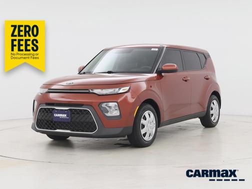 Orange 2021 Kia Soul LX