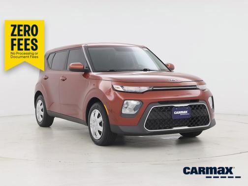 Orange 2021 Kia Soul LX