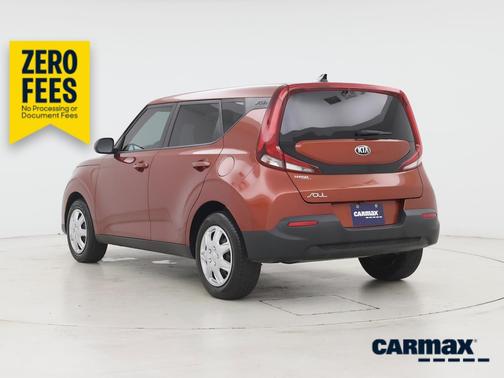 Orange 2021 Kia Soul LX