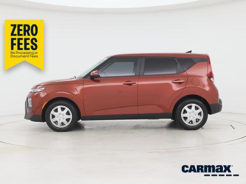 Orange 2021 Kia Soul LX
