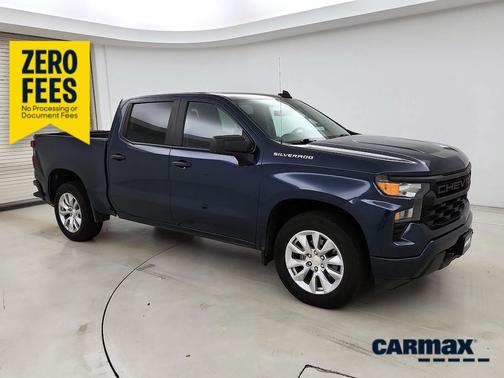 Blue 2022 Chevrolet Silverado 1500 Custom