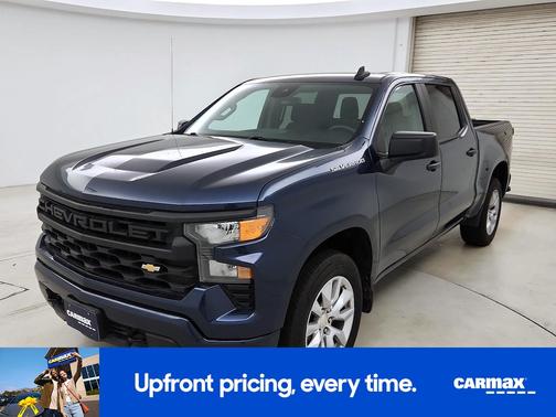 Blue 2022 Chevrolet Silverado 1500 Custom