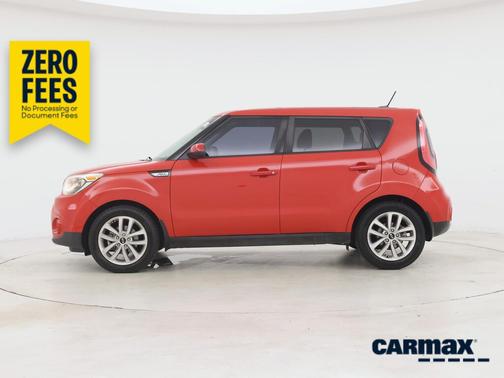 Red 2017 Kia Soul +