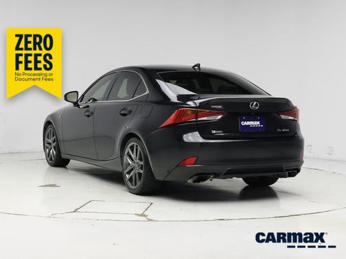 Black 2020 Lexus IS 350 F-Sport