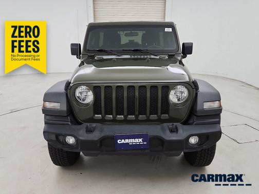 Green 2021 Jeep Wrangler Unlimited Sport S