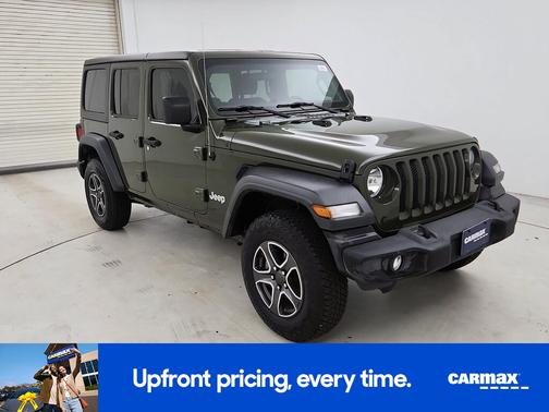 Green 2021 Jeep Wrangler Unlimited Sport S