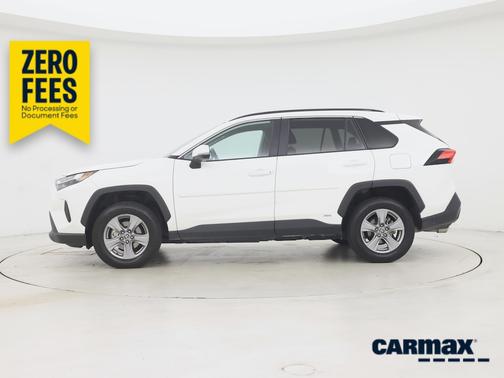 White 2024 Toyota RAV4 Hybrid LE